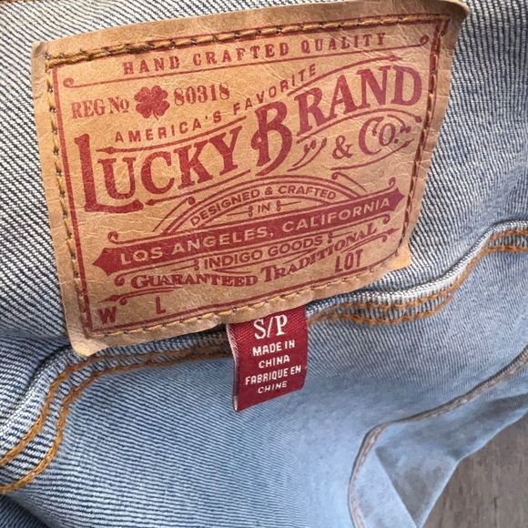 Lucky brand Trucker jacket size small - Picture 4 of 4